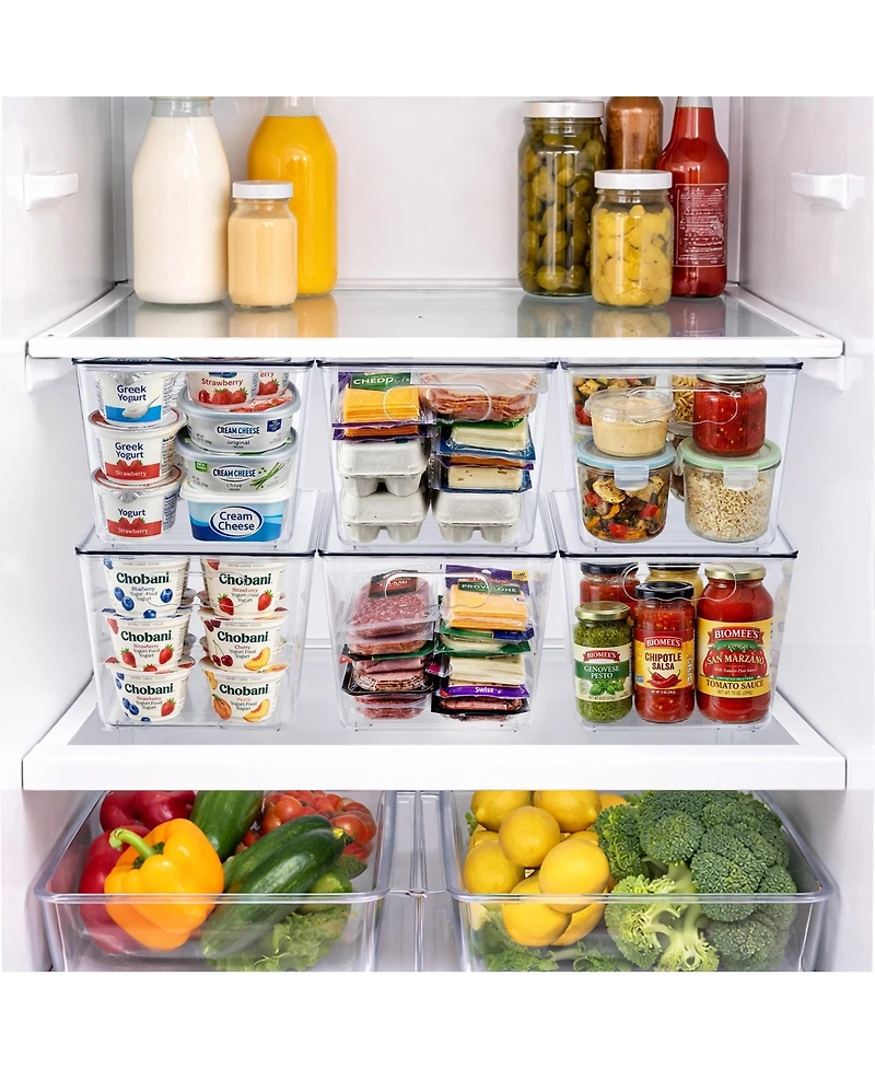Sorbus Pack Large Stackable Storage Containers with Lids for Kitchen, Pantry,Cabinet Organization