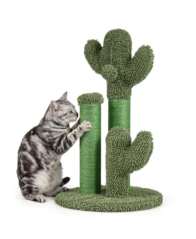 Cozito 22 inch Cactus Cat Scratching Post with Sisal Rope
