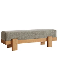 Slickblue Upholstered Entryway Bench with Mdf Frame