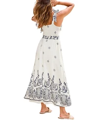 Cupshe Women's Venice Nights Paisley Maxi Beach Dress