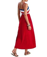 Cupshe Women's Good Taste Chevron Maxi Beach Dress