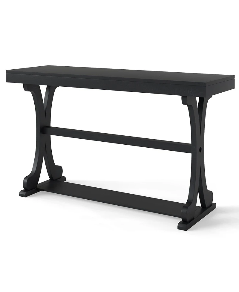Slickblue Long Narrow Console Table with Open Shelf for Entryway