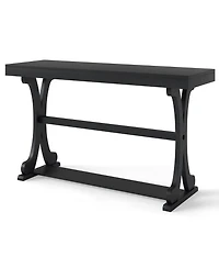 Slickblue Long Narrow Console Table with Open Shelf for Entryway
