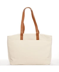 Susu Women's Canvas Laptop Tote Bag Commuter Work Bag Everyday Shoulder Purse
