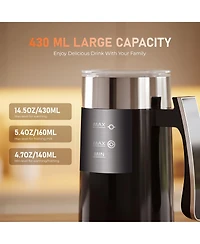 44 lbs Stainless Portable Countertop Self-Clean Ice Maker, 24 Square Cubes with Lcd Display