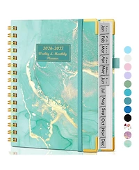 Gnuadz Planner 2026-2027 Weekly Monthly Hardcover Spiral Agenda