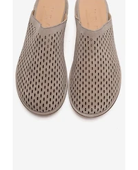 Forever and Always Shoes Melara Leather Slip On Mule