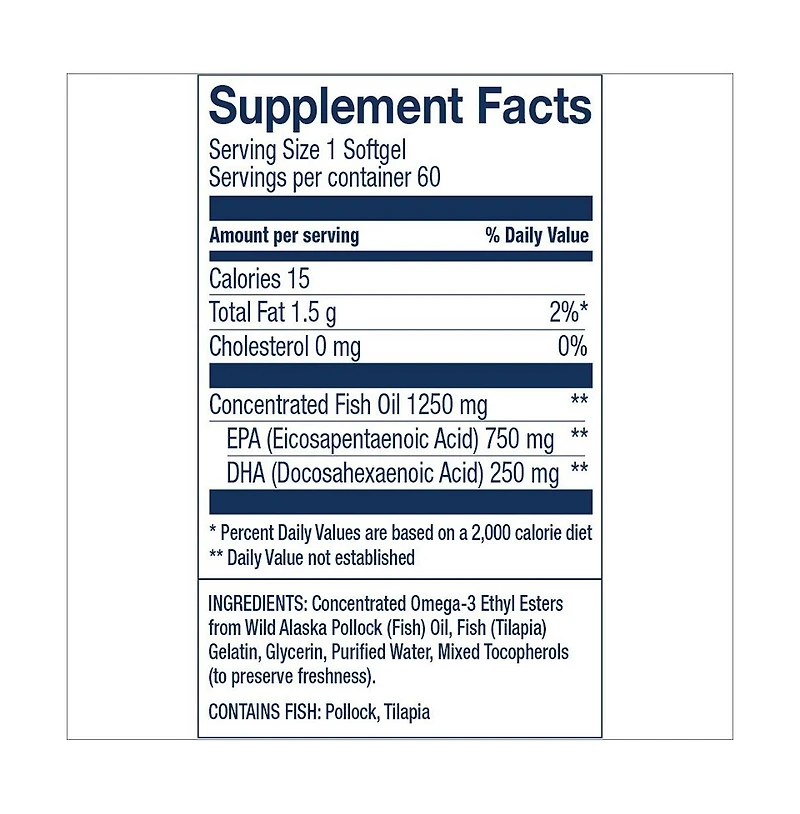 Wiley's Finest Wild Alaskan Fish Oil Peak Epa