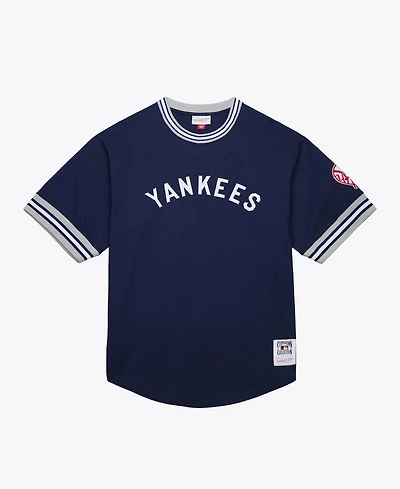 Mitchell & Ness Men's Navy New York Yankees Wild Pitch Ringer T-Shirt