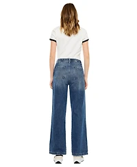 KanCan Women's Sterling High Rise 90's Wide-Leg Jeans