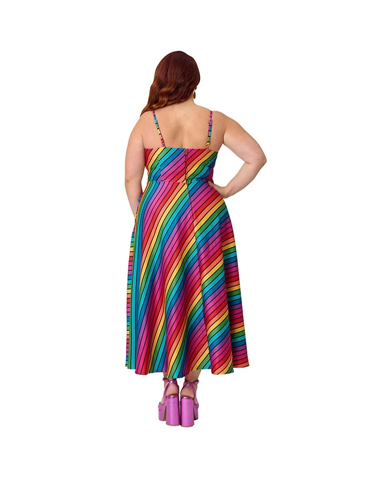 Unique Vintage Plus 1950s Midi Dress