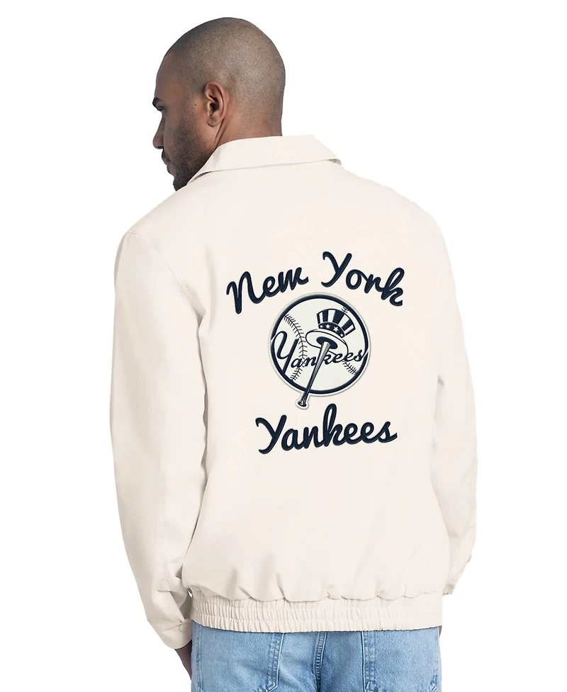 Starter Men's White New York Yankees Franchise Lightweight Full-Zip Jacket