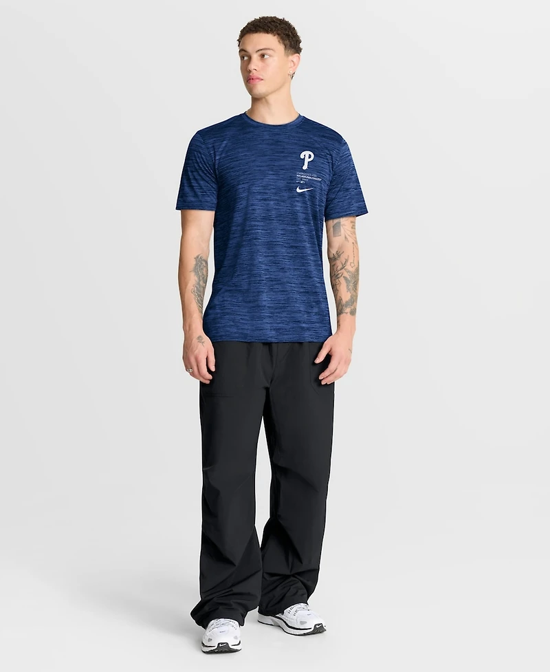 Nike Men's Royal Philadelphia Phillies Velocity Dri-fit T-Shirt