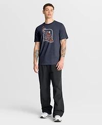 Nike Men's Heather Navy Detroit Tigers Cooperstown Logo Tri-Blend T-Shirt