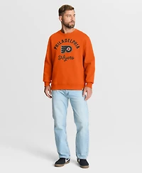Fanatics Men's Orange Philadelphia Flyers Stickler Sweatshirt