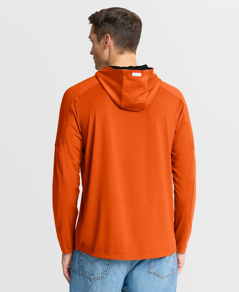 Fanatics Men's Orange Philadelphia Flyers Penalty Shot Long Sleeve Hoodie T-Shirt