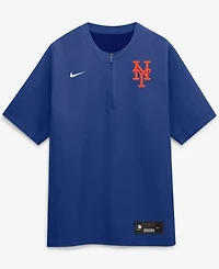 Nike Men's Royal New York Mets Authentic Collection Dri-fit Quarter-Zip Windshirt