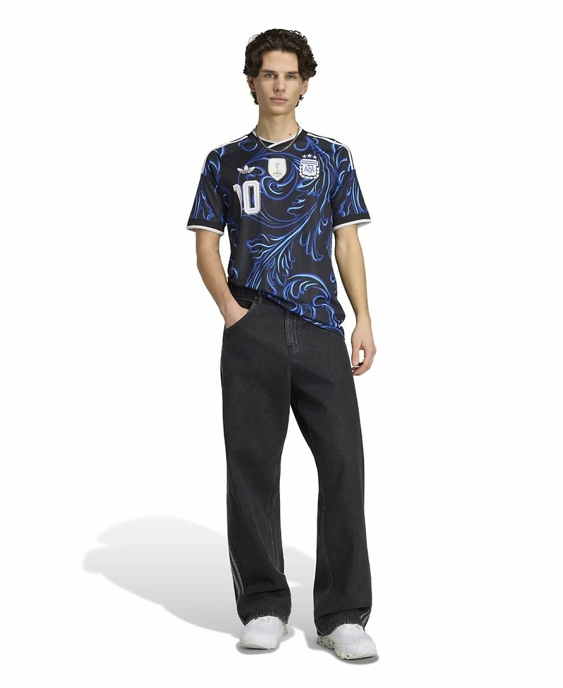 Adidas Men's Lionel Messi Black Argentina National Team 2026 Away Replica Jersey