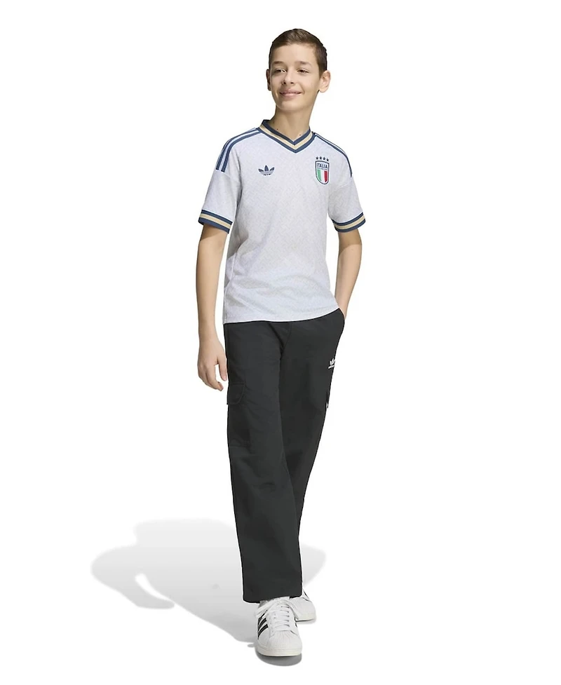 Adidas Big Boys and Girls Light Blue Italy National Team 2026 Away Replica Jersey
