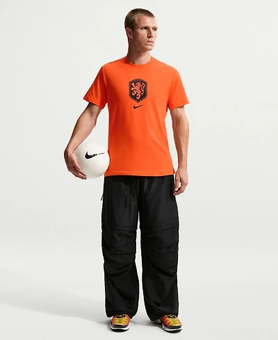 Nike Men's Orange Netherlands National Team Crest T-Shirt