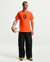 Nike Men's Orange Netherlands National Team Crest T-Shirt