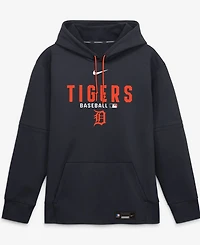 Nike Men's Navy Detroit Tigers Authentic Collection Therma-fit Hoodie