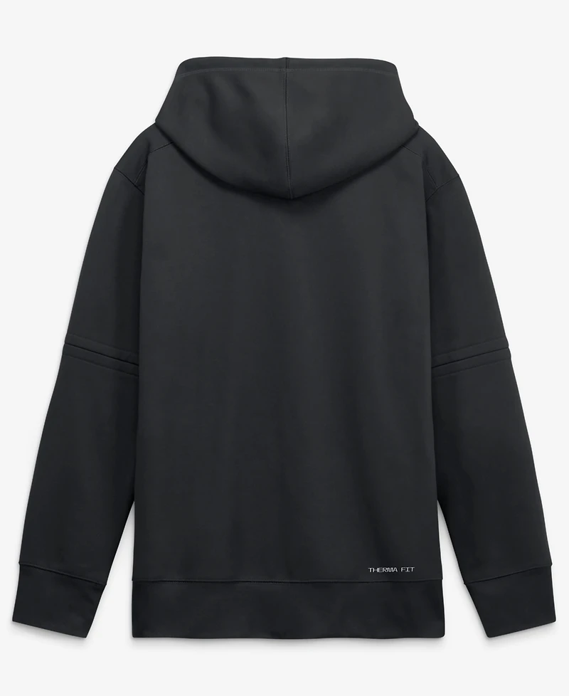 Nike Men's Black Cincinnati Reds Authentic Collection Therma-fit Hoodie