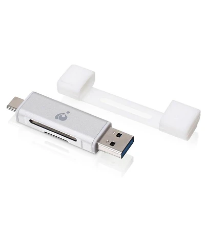 Iogear Usb C Duo Card Reader Sd MicroSD Mmc Rs Mmc