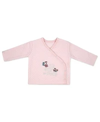 Baby Mode Girls' Long-Sleeve Top, Pant and Cap, 3-Piece Set