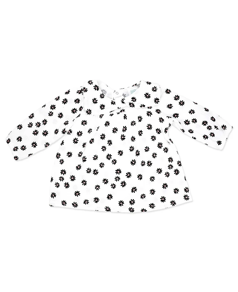 Baby Mode Girls' Long-Sleeve Top, Pant and Headband