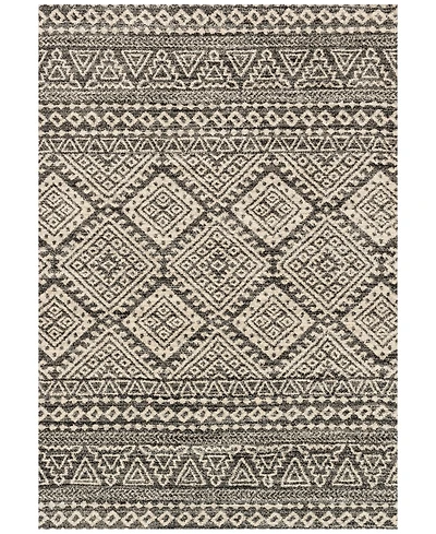 Closeout! Loloi Emory Eb-08 Graphite/Ivory 3'10" x 5'7" Area Rug