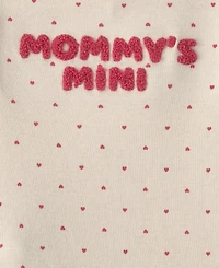 Carter's Baby Girls' Mommy's Mini Heart Bodysuit and Pant, 2-Piece Set