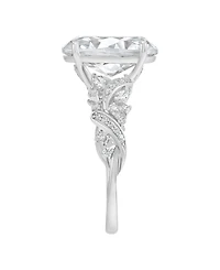 Macy's Igi Certified Lab Grown Diamond (4-3/8 ct. t.w.) Ring 14k Yellow & White Gold