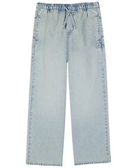 Calvin Klein Girls' 7-16 Wide-Leg Denim Jeans