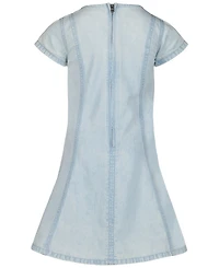 Calvin Klein Girls' 7-16 Denim Panelled Dress