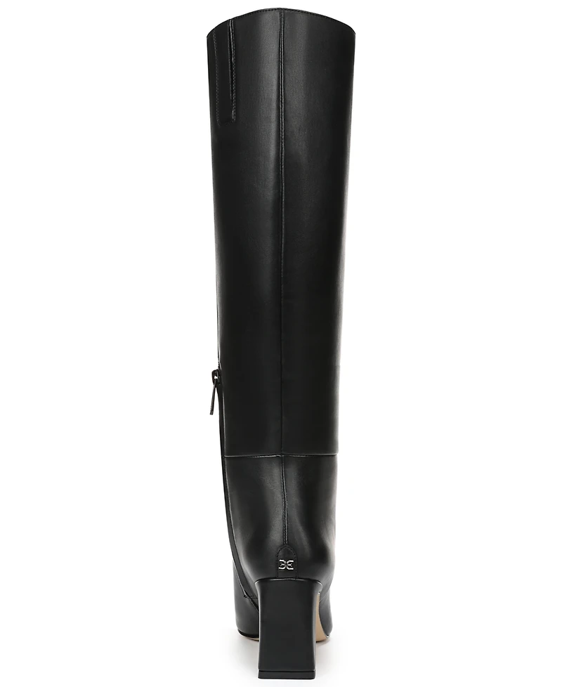 Sam Edelman Women's Sylvia Extra Wide Calf Zip Tall Boots