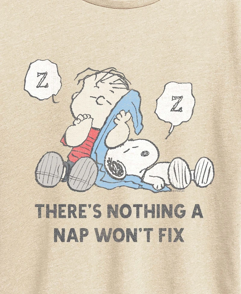 Hybrid Apparel Plus Peanuts Linus Snoopy Nap Graphic T-Shirt