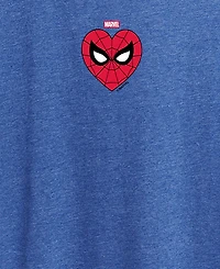 Hybrid Apparel Plus Spider-Man Heart Graphic T-Shirt
