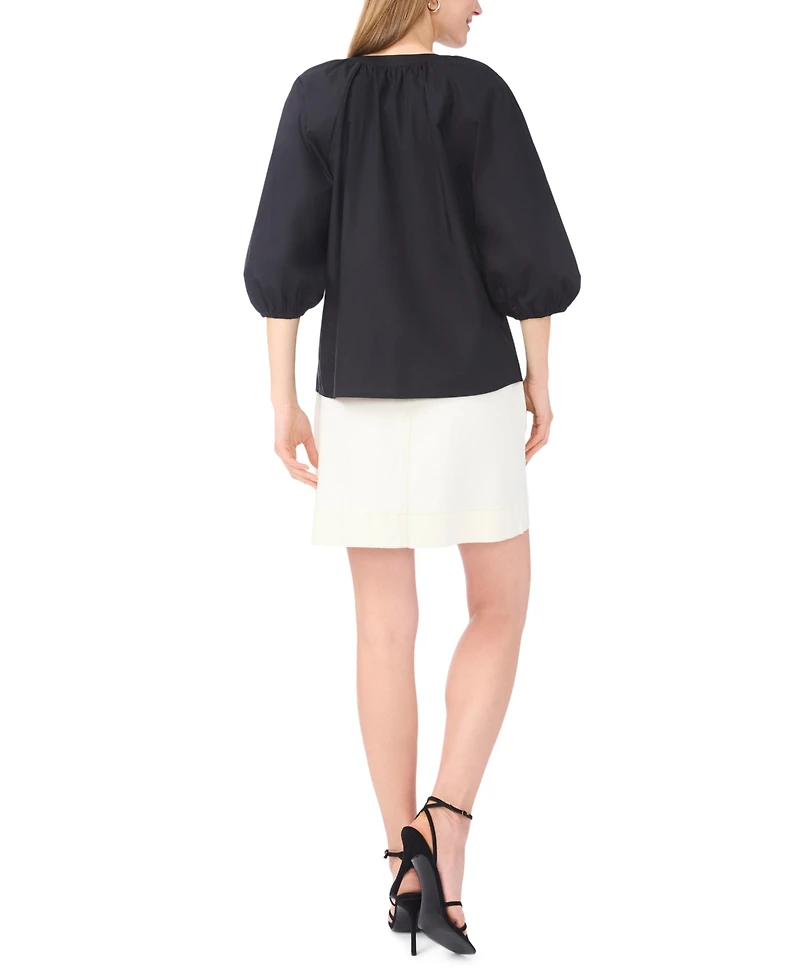 Vince Camuto Women's Raglan-Sleeve Button-Down Blouse