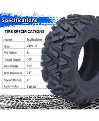 gaomon 11 Atv/Utv Tires