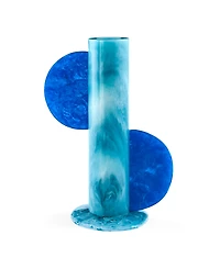 Jonathan Adler Como Acrylic 12" Cylinder Vase