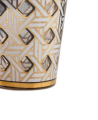 Jonathan Adler Basketweave 4-Pc. Glassware Set