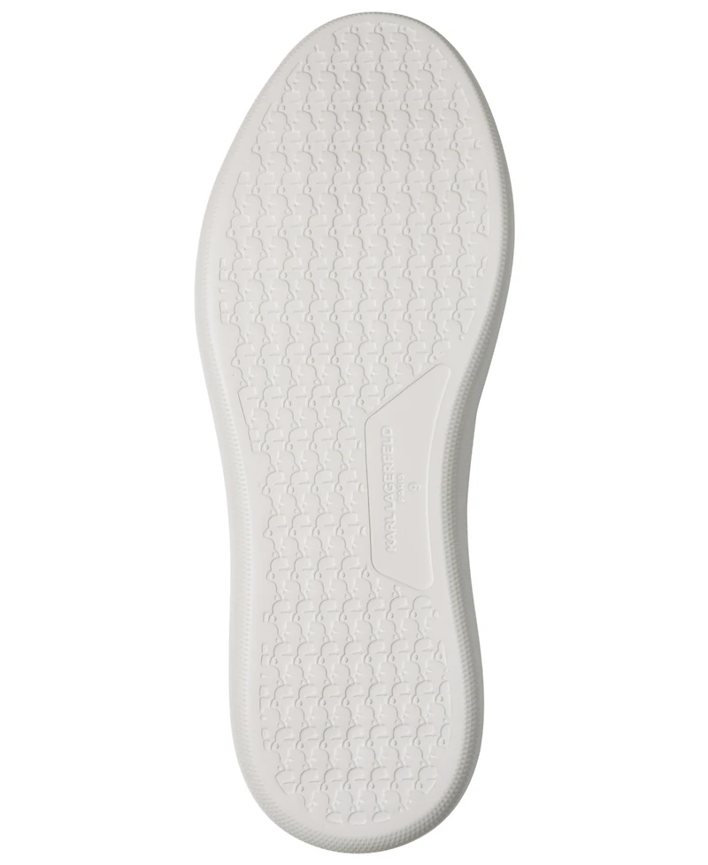 Karl Lagerfeld Paris Men's Logo Plate Lace Up Sneakers