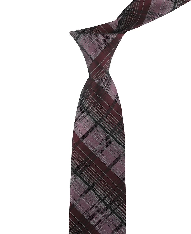 Calvin Klein Men's Priscille Plaid Tie