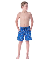 Beyblade Boys Burst Spinner Tops Character Allover Print Swim Trunks
