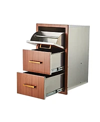 gaomon Outdoor Stainless Steel Kitchen Drawers for Kitchen Island, Patio Grill Station