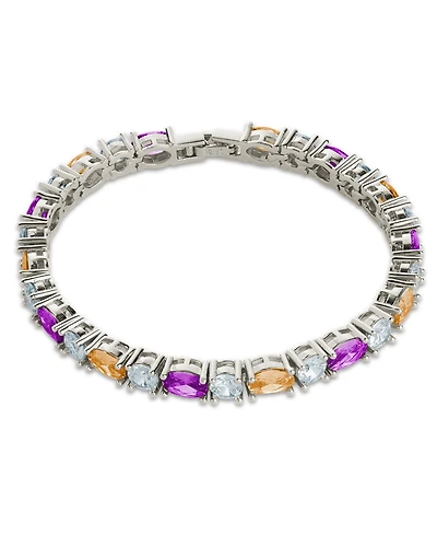 Sterling Forever 14k Gold-Plated Brass Ophelia Tennis Bracelet