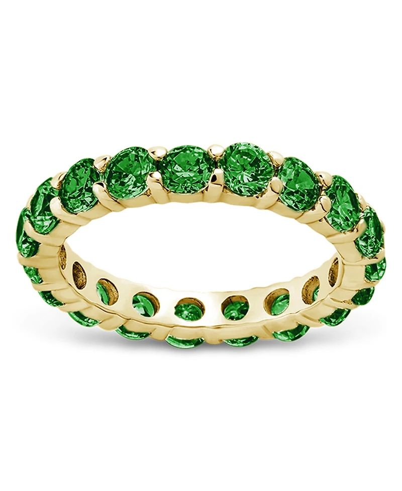 Sterling Forever Gracie Cubic Zirconia Eternity Ring