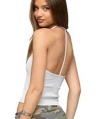 Edikted Women's Kristene Ribbed Halter Top