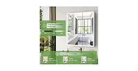 Casainc 30"W x 32"H Led Lighted Medicine Cabinet with Mirror, Anti-Fog Bathroom Mirror Cabinet